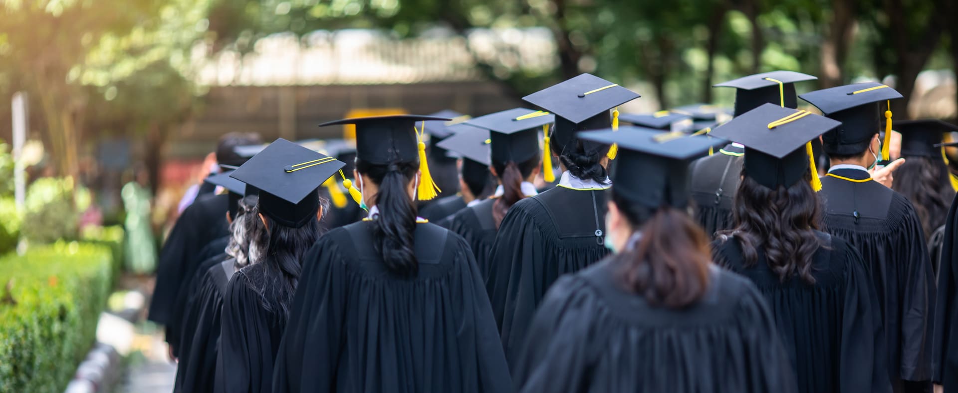 Graduation celebration protected from mosquitoes